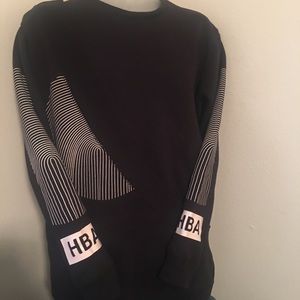 Hood By Air Double Layer Off the Shoulder Swtshrt